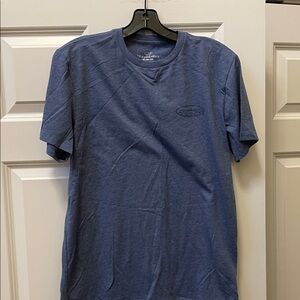 Vineyard Vines Men's Heather Navy Short-Sleeve Crew Tee